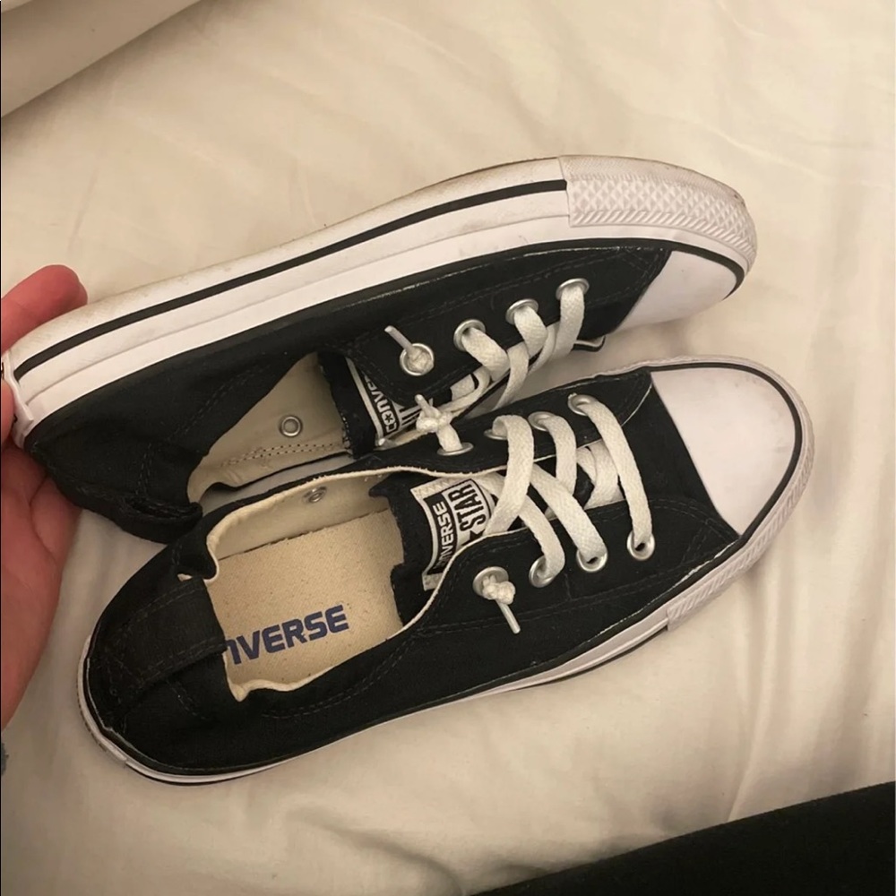 Black ankle converse